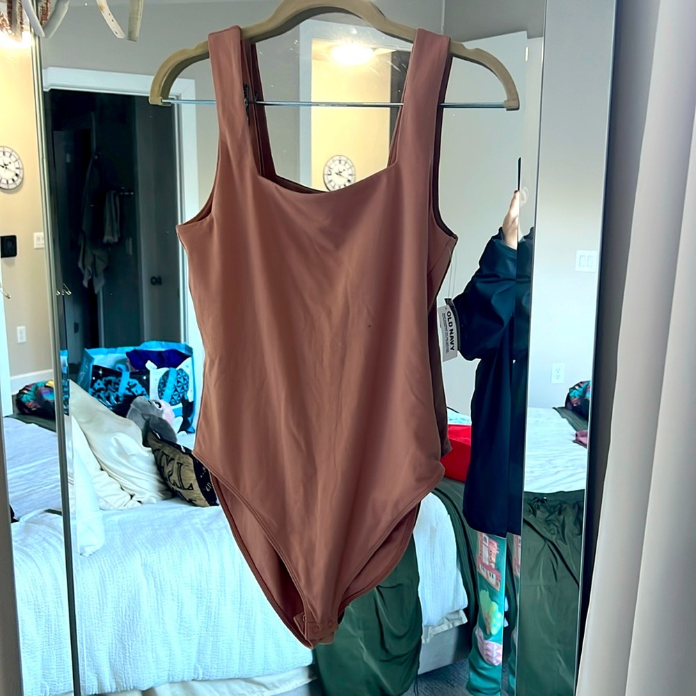 Old Navy | Sleeveless Square-Neck Full Coverage Bodysuit | Size M NWT
